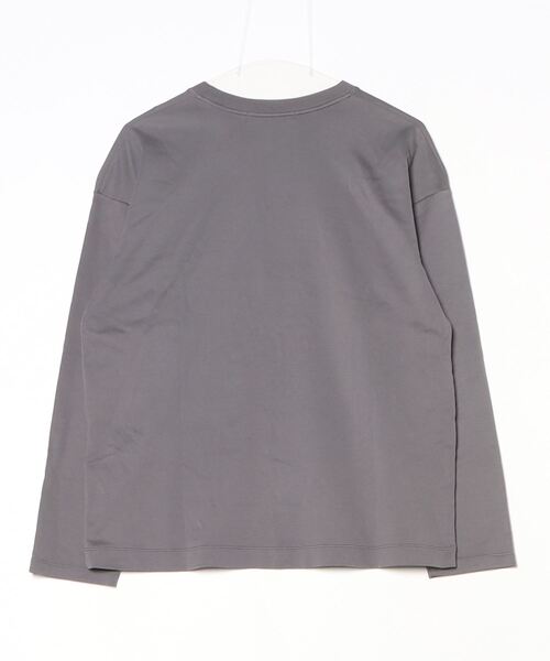 「PUBLIC TOKYO」 長袖Tシャツ 1 ダークグレー メンズ