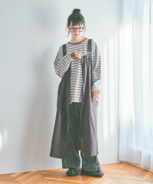 niko and…(ニコアンド) ジャンパースカート ポケットZIPジャンパー niko and…(ニコアンド) ジャンパースカート ポケットZIPジャンパー