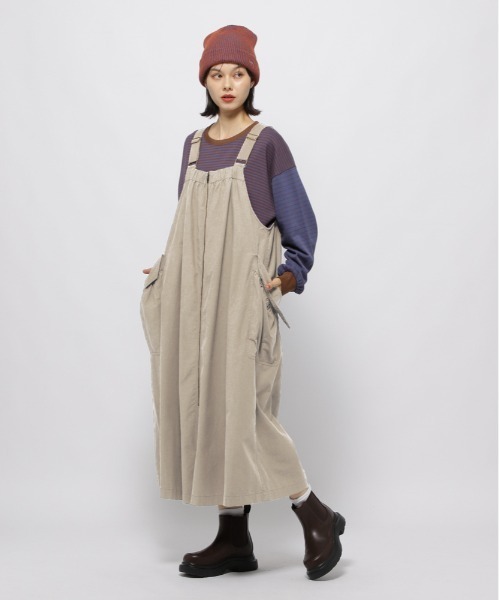 niko and…（ニコアンド） ジャンパースカート ポケットZIPジャンパー