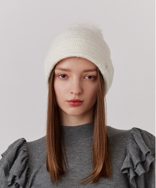Chapeau d' O（シャポードオー） ニット帽 ニットキャップ Spangle