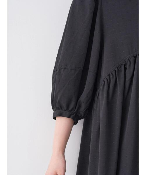 「AMERICAN HOLIC」 7分袖チュニック M ブラック レディース
