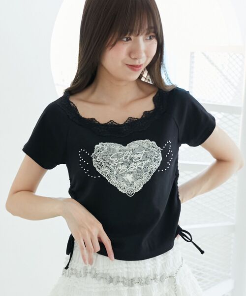 MAJESTIC LEGON（マジェスティックレゴン） tシャツ 半袖 キラキラ