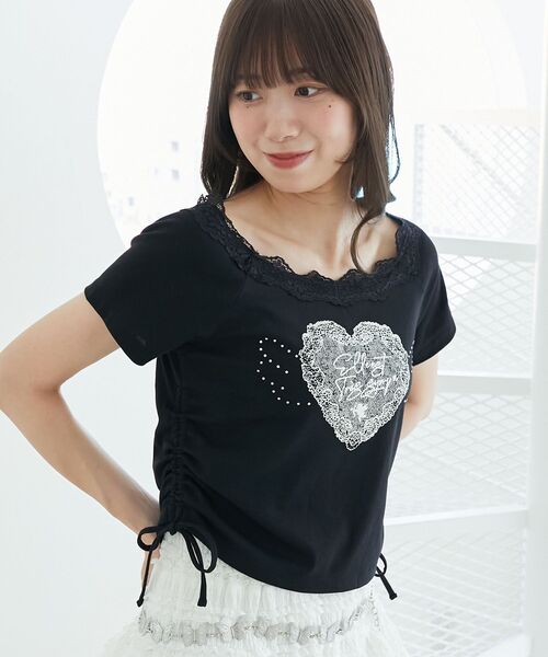 MAJESTIC LEGON（マジェスティックレゴン） tシャツ 半袖 キラキラ