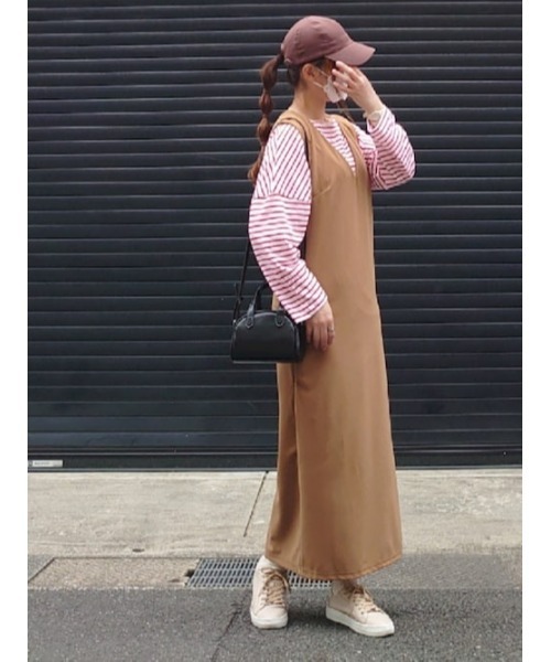 「L.H.P」 ノースリーブワンピース FREE ベージュ レディース_画像9