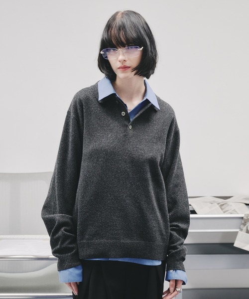 selle glant（セレグランテ） ポロシャツ BASIC HIGH-GAUGE KNIT POLO