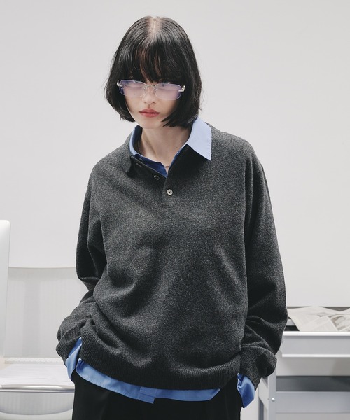 selle glant（セレグランテ） ポロシャツ BASIC HIGH-GAUGE KNIT POLO
