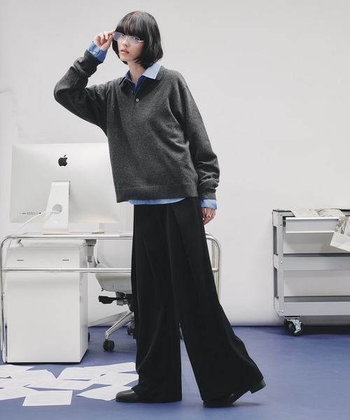 selle glant（セレグランテ） ポロシャツ BASIC HIGH-GAUGE KNIT POLO