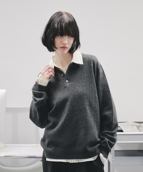SELLE GLANT（セレグランテ） セーター ニット BASIC HIGH-GAUGE KNIT