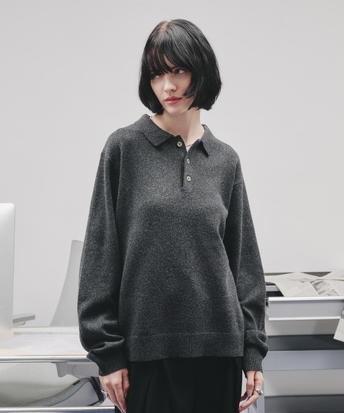 selle glant（セレグランテ） ポロシャツ BASIC HIGH-GAUGE KNIT POLO