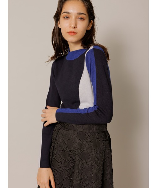 「TONAL」 長袖ニット 38 オフホワイト レディース_画像2