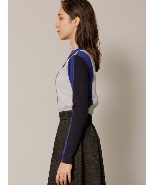 「TONAL」 長袖ニット 38 オフホワイト レディース_画像4