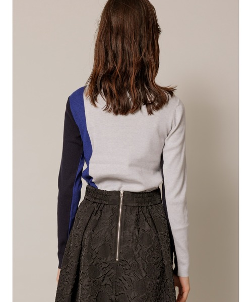 「TONAL」 長袖ニット 38 オフホワイト レディース_画像5