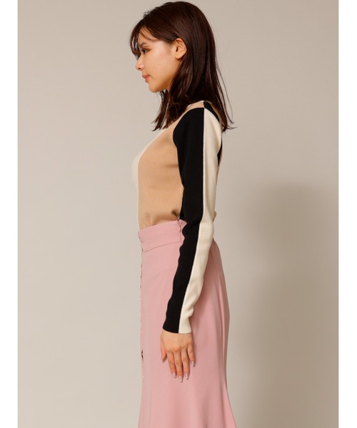 「TONAL」 長袖ニット 38 オフホワイト レディース_画像8