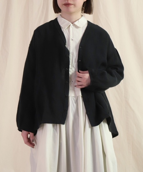 「Brocante」 長袖ブラウス 2 スモークピンク レディース_画像5