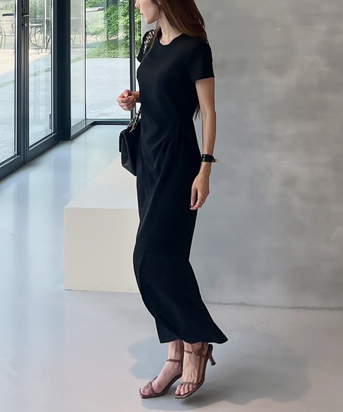 「Girly Doll」 半袖ワンピース FREE ブラック レディース_画像4