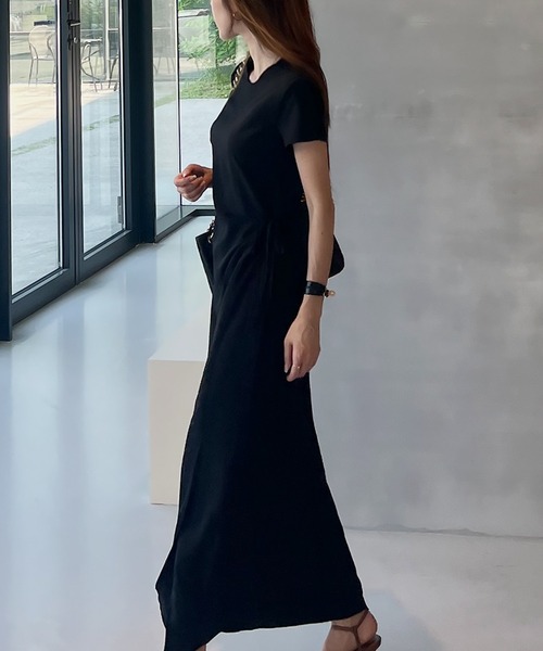 「Girly Doll」 半袖ワンピース FREE ブラック レディース_画像6