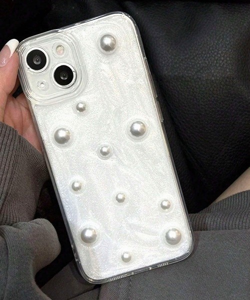 スマホケース iPhoneケース ホワイト/クリア系 ( iPhone 13 /iPhone