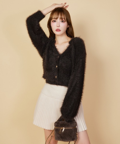 1回着用美品♡CONNSE ラメスカート　ブラック　Sサイズ one after another NICE CLAUP スカート 「S/Mサイズ展開」細プリーツ