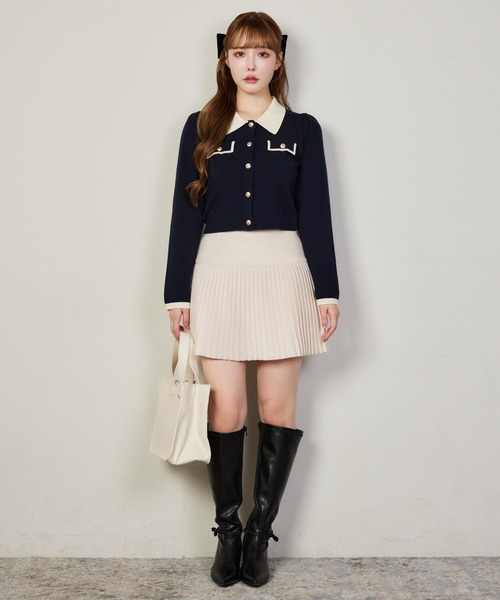 one after another NICE CLAUP スカート 「S/Mサイズ展開」細プリーツ