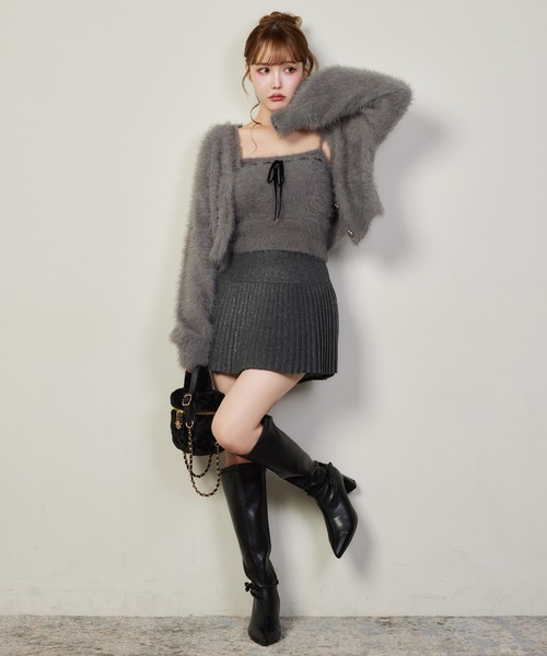 one after another NICE CLAUP スカート 「S/Mサイズ展開」細プリーツ