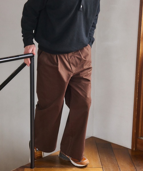 SETUP7（セットアップセブン） ワイドパンツ チノパン 「SETUP7」Twill
