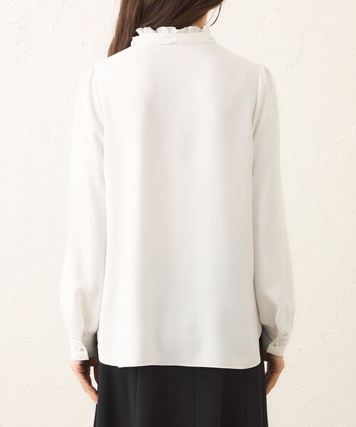 TO BE CHIC（トゥー ビー シック） ブラウス シャツ バックサテン 