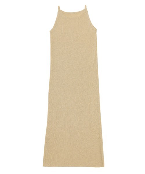 「select MOCA」 キャミソールワンピース MEDIUM ベージュ レディース_画像5