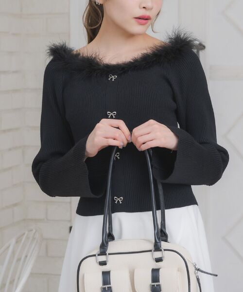 Emsexcite（エムズエキサイト） ニット セーター マラボー付きNTPO