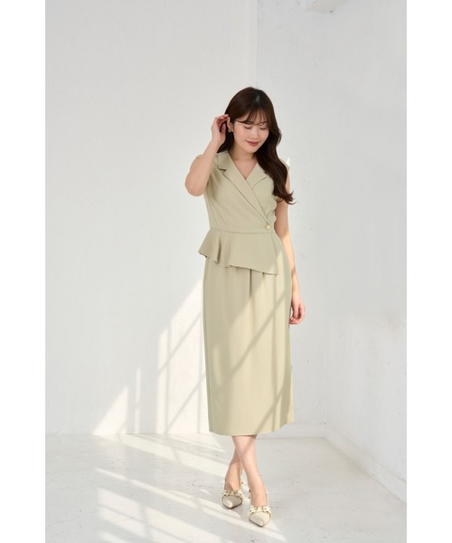 Her lip to ノースリーブワンピース M ネイビー レディース : ZOZOTOWN