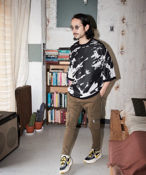 「ADAM PATEK」 半袖ニット 3 ブラック メンズ_画像9