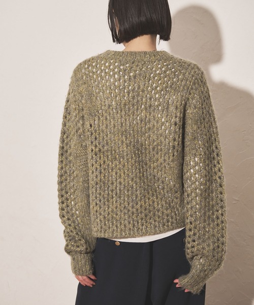 「Audrey and John Wad」 長袖ニット FREE カーキ レディース_画像4
