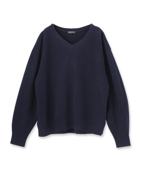INDIVI（インディヴィ） ニット セーター 「洗える／カシミヤ混