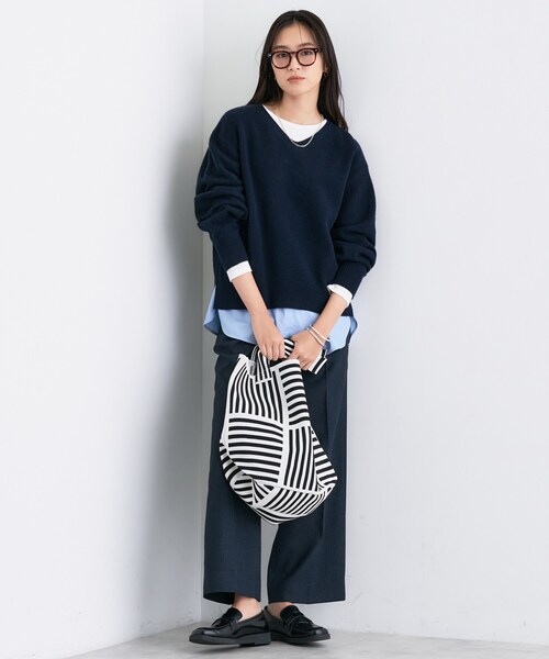 INDIVI（インディヴィ） ニット セーター 「洗える／カシミヤ混