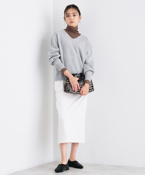 INDIVI（インディヴィ） ニット セーター 「洗える／カシミヤ混