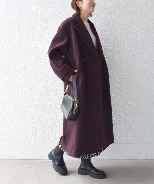 SHIPS any コート チェスターコート 「WEB限定」PURE WOOL ロング