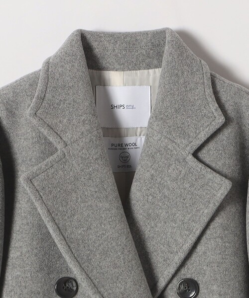 SHIPS any コート チェスターコート 「WEB限定」PURE WOOL ロング