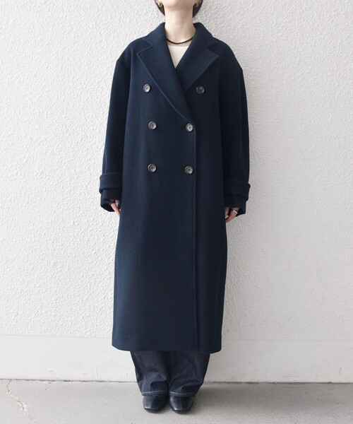 SHIPS any コート チェスターコート 「WEB限定」PURE WOOL ロング