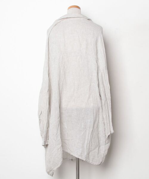 「nest Robe」 長袖ブラウス - グレー レディース_画像2