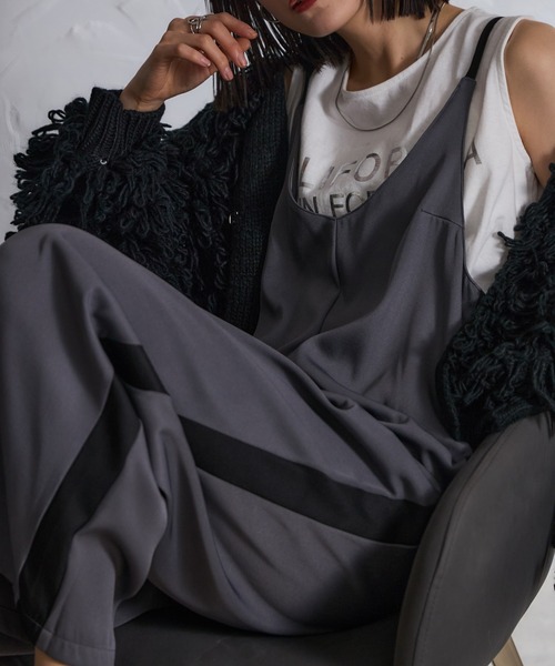 each alchemist 「each」 「Deux Amour」オーバーオール FREE グレー