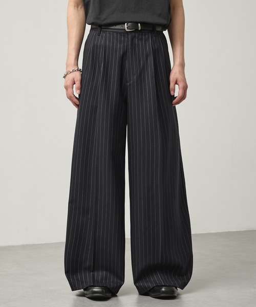 CALLNE ワイドパンツ スラックス 「CALLNE」2Tuck Baggy Slacks / 2