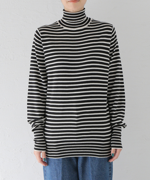 「JOURNAL STANDARD LUXE」 タートルネックニット FREE イエロー レディース_画像8