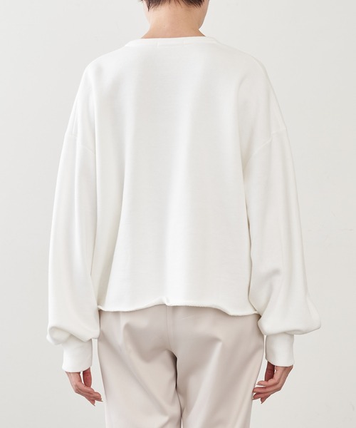 「Whim Gazette」 スウェットカットソー FREE グレー レディース_画像3