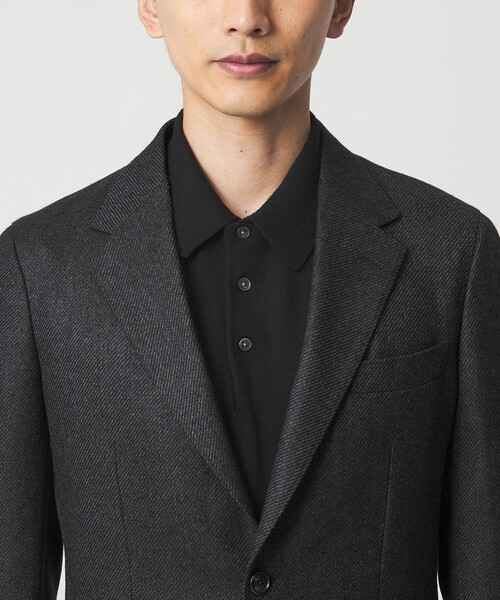 未使用品/ XL プラダ　テーラードジャケット　グリーン　黒　茶　切替え　52 未使用品/ XL プラダ テーラードジャケット グリーン 黒 茶 切替え 52