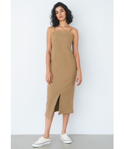 ALEXIA STAM（アリシアスタン） キャミソールワンピース M ブラック