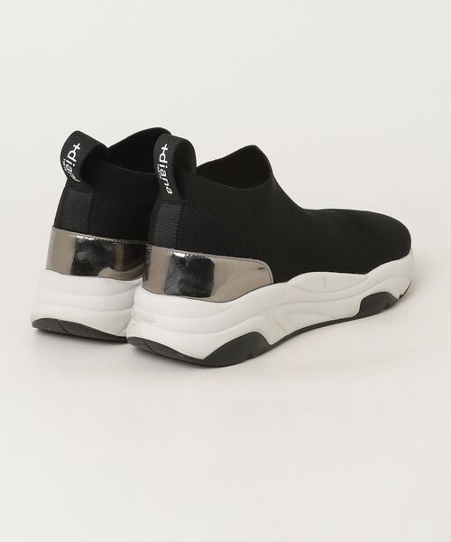 「+diana」 ハイカットスニーカー 24.5cm ブラック レディース_画像2