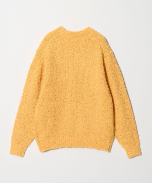 美品♪エンフォルド M ウール クルーネックニット イエロー BEAUTY＆YOUTH UNITED ARROWS セーター ニット ITLIAN プードル クルー