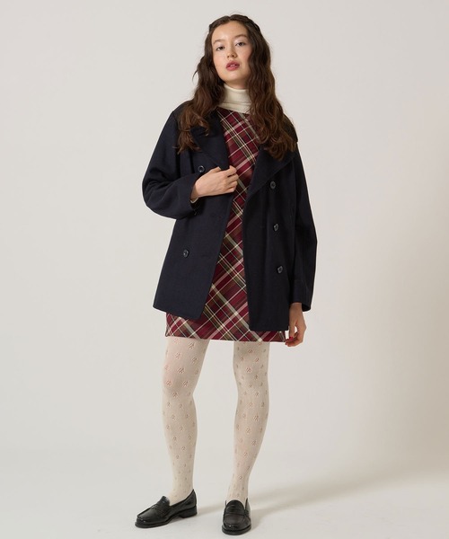 TINA：JOJUN（ティーナジョジュン） ワンピース バイアスチェック柄