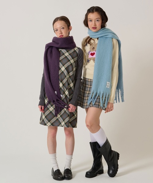 TINA：JOJUN（ティーナジョジュン） ワンピース バイアスチェック柄