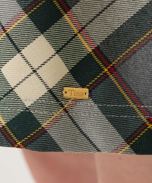 TINA：JOJUN（ティーナジョジュン） ワンピース バイアスチェック柄