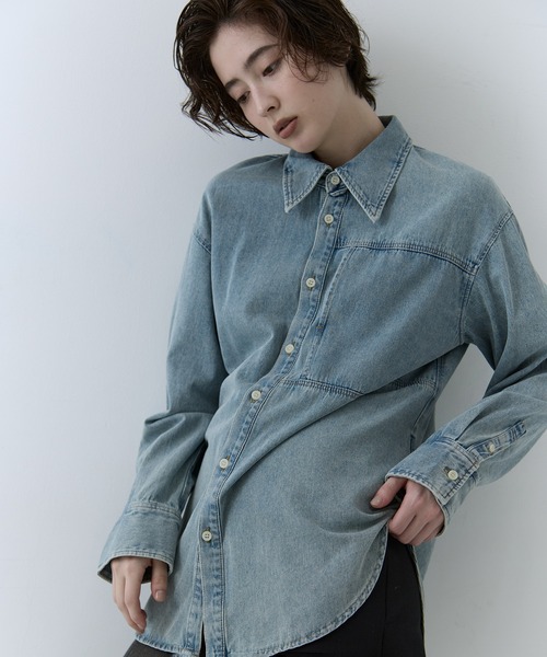 CLANE（クラネ） ブラウス シャツ 「CLANE/クラネ」COMPACT DENIM